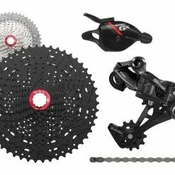 Sram Mini Groupe GX 1x11v Avec Cassette Sunrace MX8 Rouge