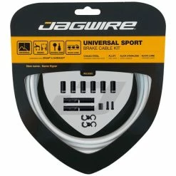 Jagwire Kit Cables Et Gaines De Frein Universal Sport 8 Jagwire Kit Cables Et Gaines De Frein Universal Sport -VTT Soldes Boutique 371536