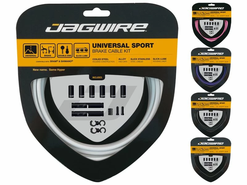 Jagwire Kit Cables Et Gaines De Frein Universal Sport 1 Jagwire Kit Cables Et Gaines De Frein Universal Sport