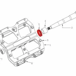 Reverse Components Kit Joints D'axe Pour Pédales Escape