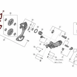 Shimano Chape Interne Pour Dérailleur XTR M9100