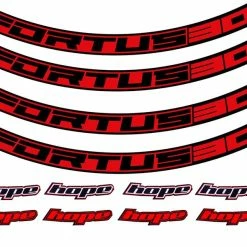 Hope Kit Stickers Pour Jantes Fortus 30 – 27.5" 2023 -VTT Soldes Boutique 425605 2