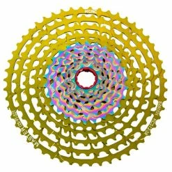 KCNC Cassette Master MTB 12 Vitesses Vert / Rainbow - 9-52 Dents 2021