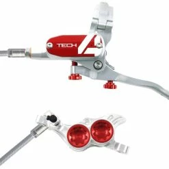 Hope Frein à Disque Arrière Tech 4 V4 Argent / Rouge 2023