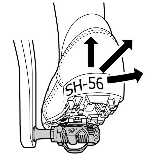 Cales Shimano SPD SM-SH56 1 Cales Shimano SPD SM-SH56