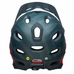 Casque Bell Super DH MIPS Bleu/Rouge -VTT Soldes Boutique casque bell super dh mips bleu cramoisi 2