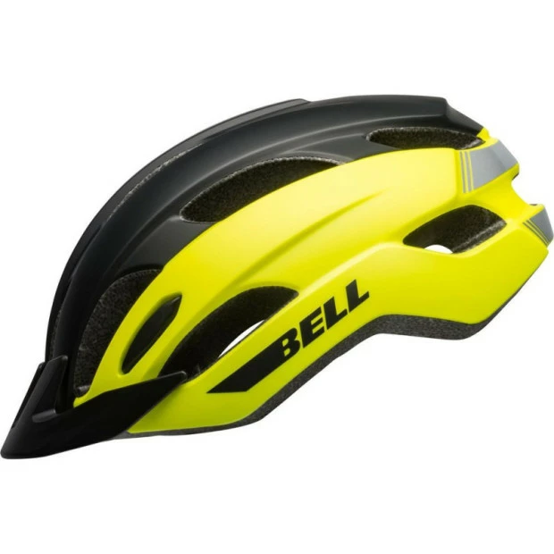 Casque Bell Trace Noir Mat/Jaune Fluo 3 Casque Bell Trace Noir Mat/Jaune Fluo – Image 3