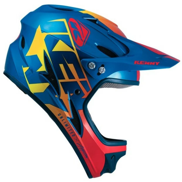 Casque Intégral Kenny Downhill Graphic Bleu Bonbon 2 Casque Intégral Kenny Downhill Graphic Bleu Bonbon – Image 2