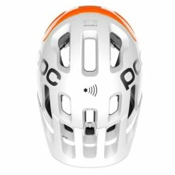 Casque POC Tectal Race SPIN NFC - Blanc Hydrogène-Orange AVIP -VTT Soldes Boutique casque poc tectal race spin nfc blanc hydrogene orange avip 4