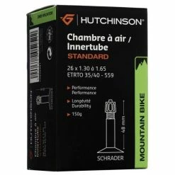 Chambre à Air Hutchinson Standard 26x1.30/1.65 - Schrader 48mm