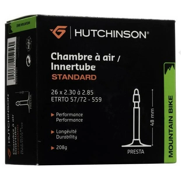 Chambre à Air Hutchinson Standard 26x2.30/2.85 - Presta 48mm 1 Chambre à Air Hutchinson Standard 26x2.30/2.85 - Presta 48mm