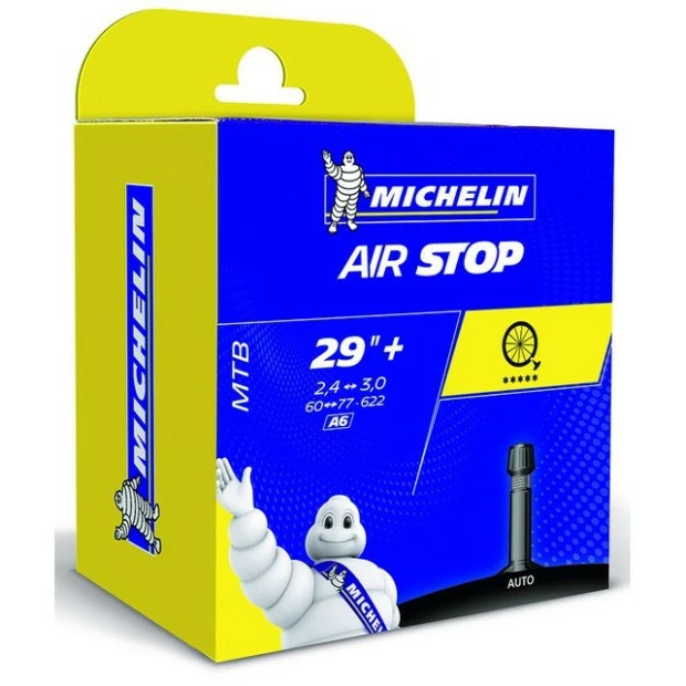 Chambre à Air Michelin Airstop 29"+ 60/70-622 Valve Schrader 1 Chambre à Air Michelin Airstop 29"+ 60/70-622 Valve Schrader