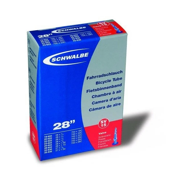 Schwalbe Chambre à Air Presta Extralong 28' 17SV (28/47-622/635) 1 Schwalbe Chambre à Air Presta Extralong 28' 17SV (28/47-622/635)