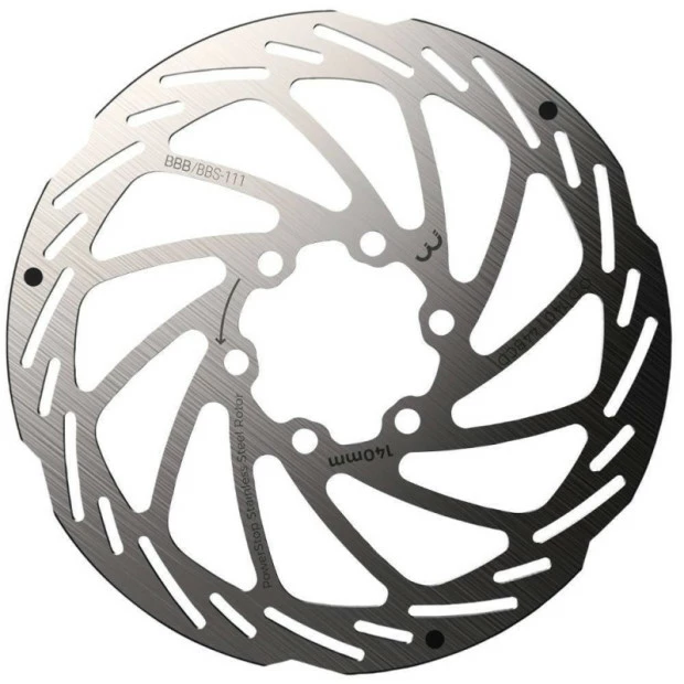 Disque BBB Powerstop - 6 Trous - 140 Mm - BBS-111 1 Disque BBB Powerstop - 6 Trous - 140 Mm - BBS-111