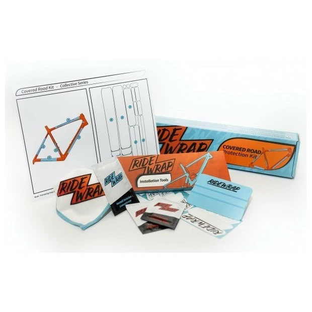 Films Protecteurs De Cadre RideWrap Covered Route/Gravel 2 Films Protecteurs De Cadre RideWrap Covered Route/Gravel – Image 2