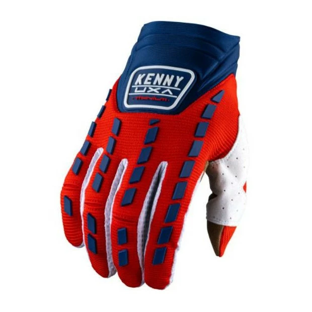 Gants VTT Kenny Tinanium Bleu Marine/Rouge 1 Gants VTT Kenny Tinanium Bleu Marine/Rouge
