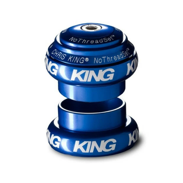 Chris-king Jeu Direction 1' 1/8 Semi-intégré Chris King NoThreadset EC34 - Bleu 1 Chris-king Jeu Direction 1' 1/8 Semi-intégré Chris King NoThreadset EC34 - Bleu