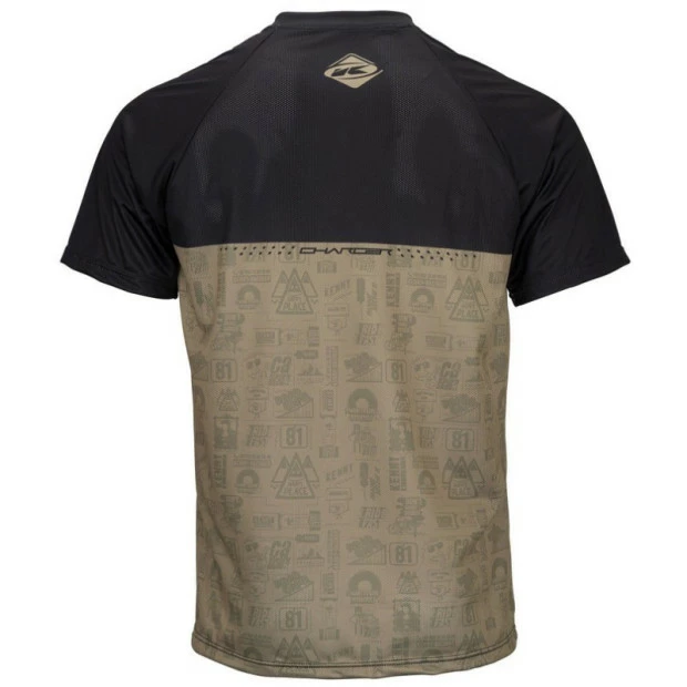 Maillot Enduro Manches Courtes Kenny Charger Kaki 2 Maillot Enduro Manches Courtes Kenny Charger Kaki – Image 2