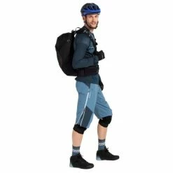 Maillot VTT Manches Longues Vaude Moab LS VI Bleu Gris -VTT Soldes Boutique maillot vtt manches longues vaude moab ls vi bleu gris 3