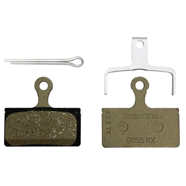 Plaquettes De Freins Shimano G05S-RX Organiques 1 Plaquettes De Freins Shimano G05S-RX Organiques