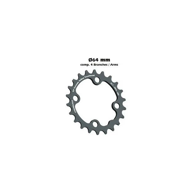 Plateaux VTT Stronglight VTT XTR 104/64 ALU 64mm (XTR 07) 1 Plateaux VTT Stronglight VTT XTR 104/64 ALU 64mm (XTR 07)