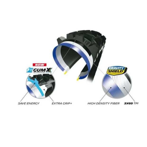 Pneu Michelin DH E-Wild Front Tubeless Ready 27,5x2,60 - Noir 2 Pneu Michelin DH E-Wild Front Tubeless Ready 27,5x2,60 - Noir – Image 2