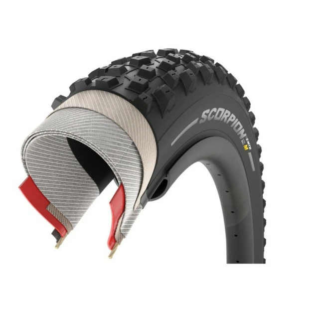 Pneu VTT Electrique Pirelli Scorpion E-MTB Mixed Terrain 27,5x2,6" Noir 3 Pneu VTT Electrique Pirelli Scorpion E-MTB Mixed Terrain 27,5x2,6" Noir – Image 3