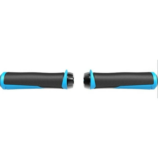 Poignées VTT BBB Cobra 142mm - Bleu/Noir 1 Poignées VTT BBB Cobra 142mm - Bleu/Noir