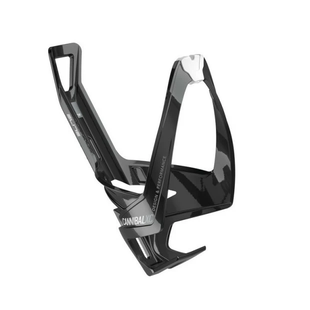 Porte-Bidon Elite Cannibal XC Noir Brillant/Blanc 1 Porte-Bidon Elite Cannibal XC Noir Brillant/Blanc