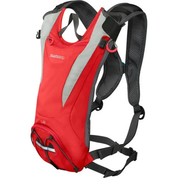 Sac à Dos VTT Shimano Unzen - Vol. 2 L / Poche à Eau 2 L - Rouge 1 Sac à Dos VTT Shimano Unzen - Vol. 2 L / Poche à Eau 2 L - Rouge
